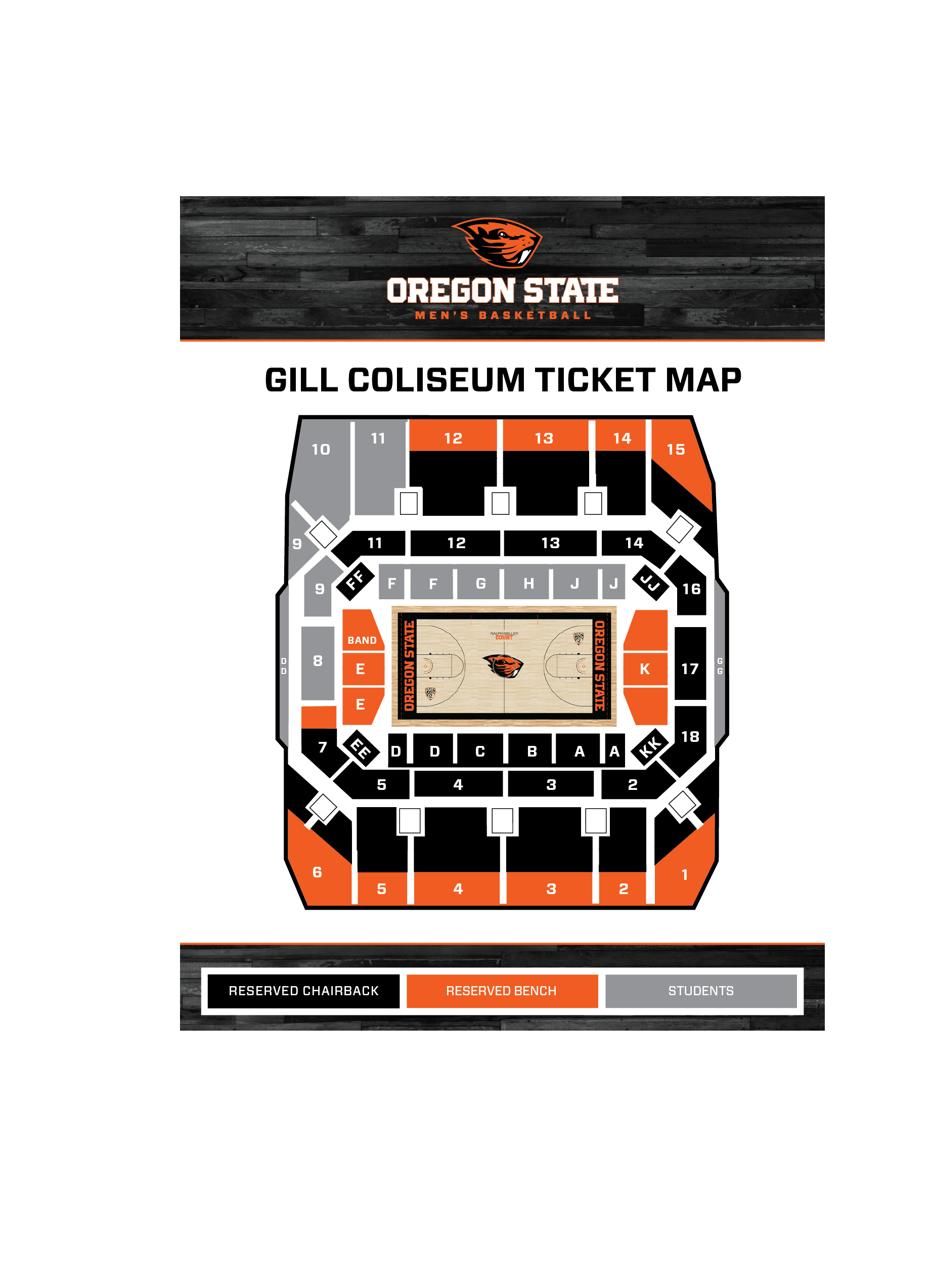 Gill Coliseum Seating Chart